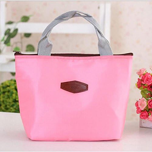 Ainest Thermal Travel Picnic Lunch Tote Waterproof Insulated Cooler Bag Outdoor Pink
