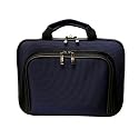 CaseCrown Premium Double Memory Foam Netbook Case with Extra Pocket (Nylon Navy Blue)