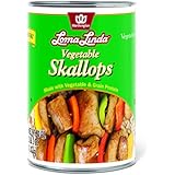 Loma Linda Vegetarian Meat Substitutes, Vegetable Skallops, 50 Ounce