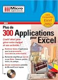 Plus de 300 Applications pour Excel