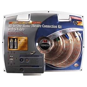 Monster Cable HTIB SV-KIT Home-Theater-in-a-Box S-Video/Surround Sound Connection Kit