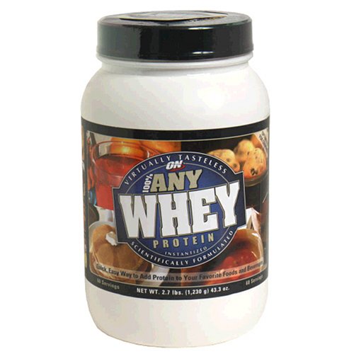 Optimum Nutrition 100% Any Whey Instantized Whey Protein, 2.7-Pound Tub
