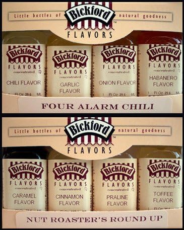 Bickford Flavors "Four Alarm Chili & Nut Roaster's Roundup" Flavorings Set