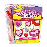 Sticker Foam Hearts, 3 Heart Size, Assorted