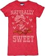 Junk Food Strawberry Shortcake Naturally Sweet Red Juniors T-shirt Tee