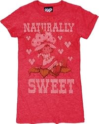 Junk Food Strawberry Shortcake Naturally Sweet Red Juniors T-shirt Tee