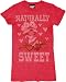 Junk Food Strawberry Shortcake Naturally Sweet Red Juniors T-shirt Tee