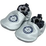 MLB Seattle Mariners Infant Booties - Silver (0-6 Months) Amazon.com