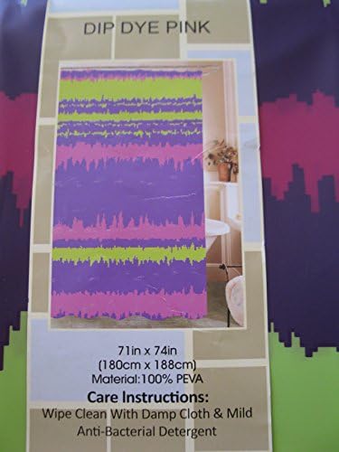 Dip Dye Pink Shower Curtain