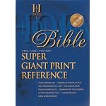 Holy Bible: King James Version, Reference Bible, Brown Imitation super giant print (King James Version) book cover
