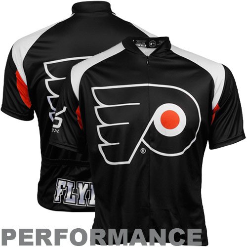 Philly Flyers Jerseys : Vomax Philadelphia Flyers Stock Performance Cycling Jersey - Black