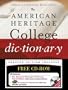 The American Heritage College Dictionary, Fourth Edition with CD-ROM