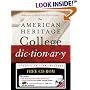 The American Heritage College Dictionary, Fourth Edition with CD-ROM (American Heritage College Dictionary)