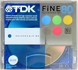 TDK MD〈FINE〉80分 ブルー [MD-FN80BLA]