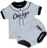 Newborn Chicago White Sox Pinstripe Diaper Set