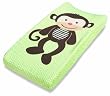 Summer Infant Plush Pals Changing Pad Cover, Green/Brown