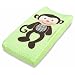 Summer Infant Plush Pals Changing Pad Cover, Green/Brown