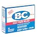 BC Pain Reliever/Fever Reducer Powder, Original Formula, 50-Count Packages (Pack of 4)