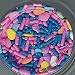 Cinderella Cake Decorations - COLORS Special Blend Jimmies EDIBLE Candy Confetti Sprinkles for Cakes, Cupcakes & Cookies