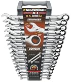 Review GearWrench KDT85099 / Gear Wrench 85099 16 Piece Metric XL Ratcheting Wrench Set