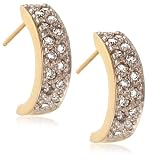 Image of 9ct Yellow Gold AME109930 Ladies 0.25ct Diamond Earrings