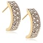 9ct Yellow Gold AME109930 Ladies 0.25ct Diamond Earrings