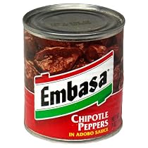 Embasa Chipotle Peppers in Adobo Sauce, 7-Ounce Cans (Pack of 12)
