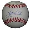 Jeff Mathis Autographed ROLB Baseball, Miami Marlins, Toronto Blue Jays, Los Angeles Angels of Anaheim, Proof Photo