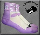 SS series, Hibiscus, lt. violet/white, anklet sports cycling biking hiking running socks : image