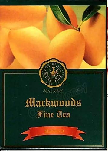 Sri Lanka Ceylon Mackwoods Mango Flavoured Fine Black Tea Loose Leaf 100g