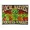 Farmers Market Glass Serving Platter - 16x12"