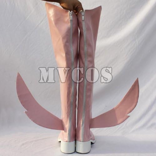 [ Mvcos ] magical girl Madoka TM Magica Kaname Madoka cosplay boots size 22CM-28CM (24.5cm)