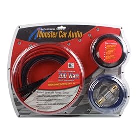 Monster 200 Amplifier Power Kit for 200 Watt Systems