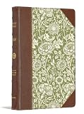 ESV Thinline Bible (Green, Antique Floral Design)