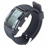 Neewer LED Sport Digital and Pointer Double Time Zone Wrist Watch