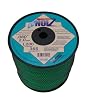 LoNoiz .080-Inch 3-Pound Spool Commercial Grade Spiral Twist Quiet Grass Trimmer Line, Green LN080MSP-2
