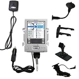 Car / Auto Multi Adapter Mount Holder GPS Navigation Kit for the Sony Clie TJ25 with built in charger - Gomadic Brand