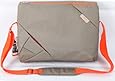 Bipra 15.6 Inch Laptop Messenger Bag Grey/orange Design Suitable for 15.6 Inch Fits Most Devices Netbooks, Laptop Computers, Tablets, Ipad
