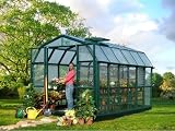 Rion STC4-12P 8'6' ' W x 24' L Prestige Greenhouse, 5 Roof Vents - Hunter Green