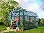 Rion STC48P 8'6' ' W x 16' L Prestige Greenhouse, 3 Roof Vents - Hunter Green