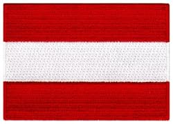 Austria Flag Embroidered Patch Austrian Iron-On National Emblem