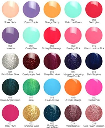 Choose 6 Gorgeous Colors Soak Off Nail Gel Polish UV 30 Days Long Lasting ($8.33 / Bottle)