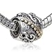 

Abstract Tree & Thread Drum-Shaped Pattern European Charm Plated Beads - Fits Pandora Bead Bracelet