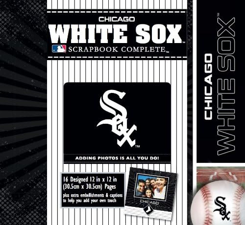 CR Gibson Tapestry Complete Scrapbook Kit, Chicago White Sox