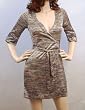 New Sexy Unique Mini Missoni Style Wrap Dress
