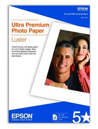 Epson S041407 Premium Luster Photo Paper  13 X 19  (50-Sheet)