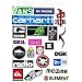 Skate Sticker Set, 20 Aufkleber verschiedener Marken
