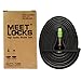 MEETLOCKS Bike Tube 700x25-28C Recycle Butyl Solid Brass Stem Valve Presta, 1 Pc Pack, 2 Pcs Pack, 4 Pcs Packs for Choice