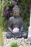 Skulptur / Statue Gartendeko Buddha 70cm Asien