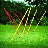 MITRE Slalom Pole Set + Bag (A3090), YELLOW